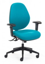 Atlas 160 HB With Arms. Ergo 3 Lever, Gas Lift, Back Angle, Seat Tilt Adjust. Fabric Any Colour